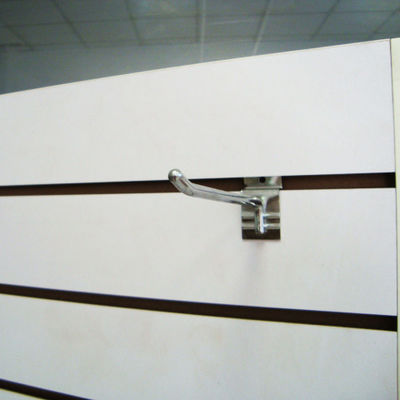 Spinning 4 Sides Slat Panel Display With Metal Hooks